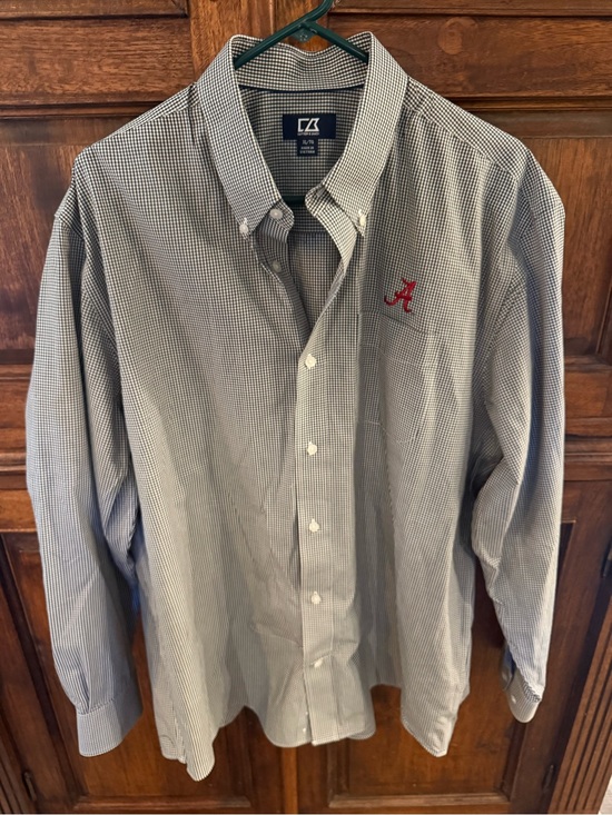 Cutter & Buck Other - Men's Button-Down Dress Shirt - Blue Check
